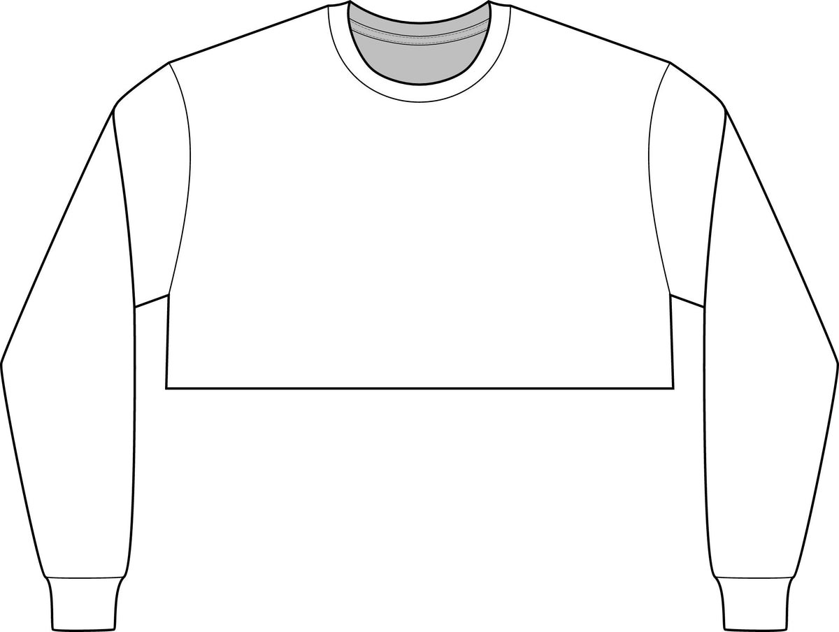 CROPPED New Lex One Women's FWD Fashion Crop Long Sleeve Tee