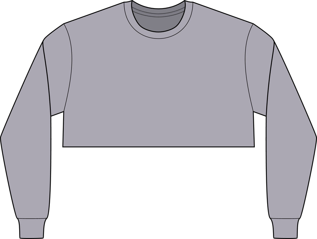 CROPPED New Lex One Women's FWD Fashion Crop Long Sleeve Tee