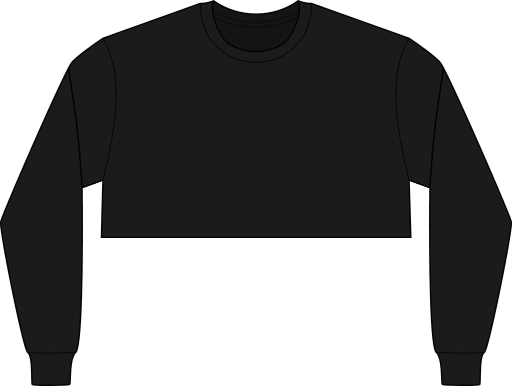 CROPPED New Lex One Women's FWD Fashion Crop Long Sleeve Tee