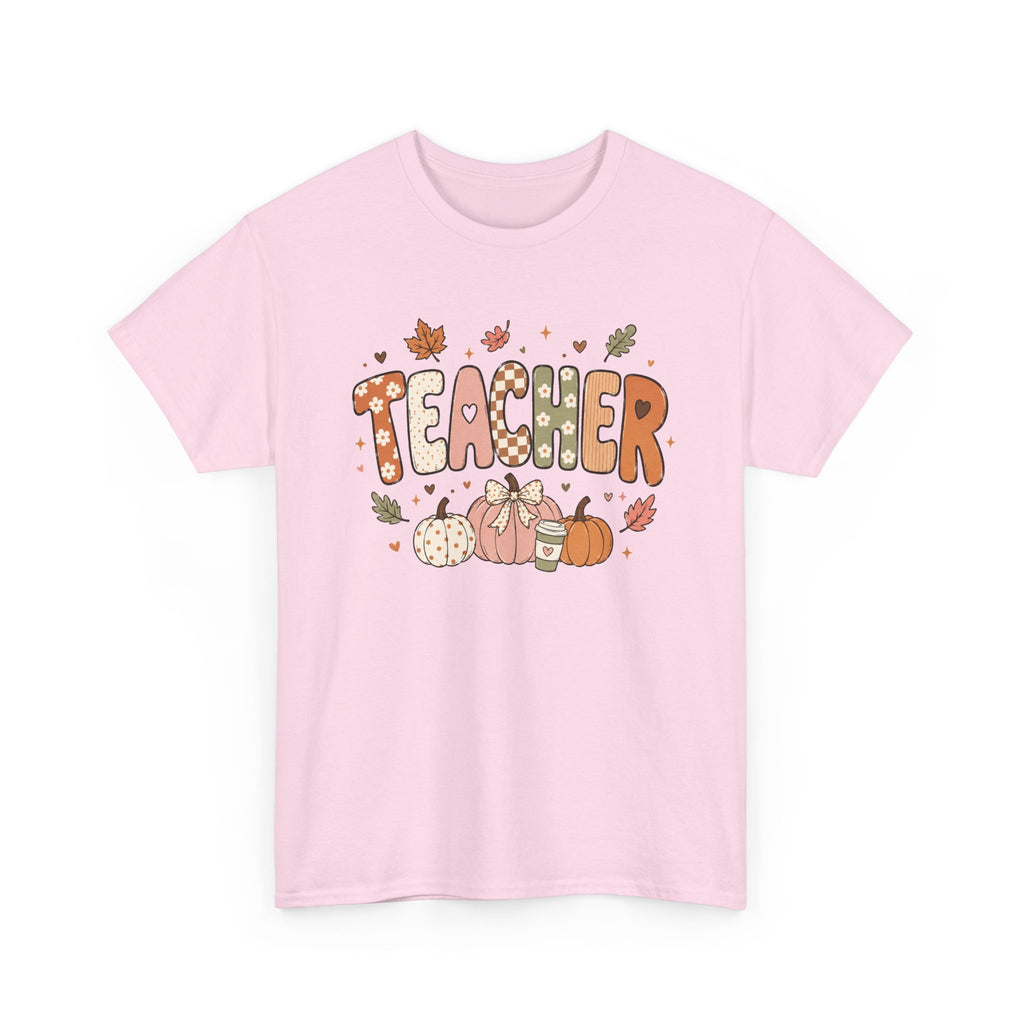 Teacher Fall Unisex Heavy Cotton Tee