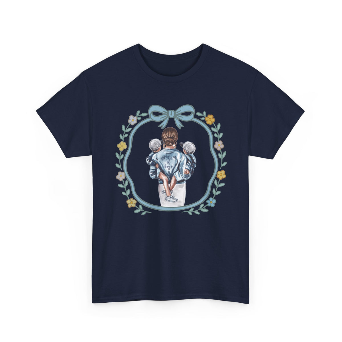 Mom of Boys Unisex Heavy Cotton Tee