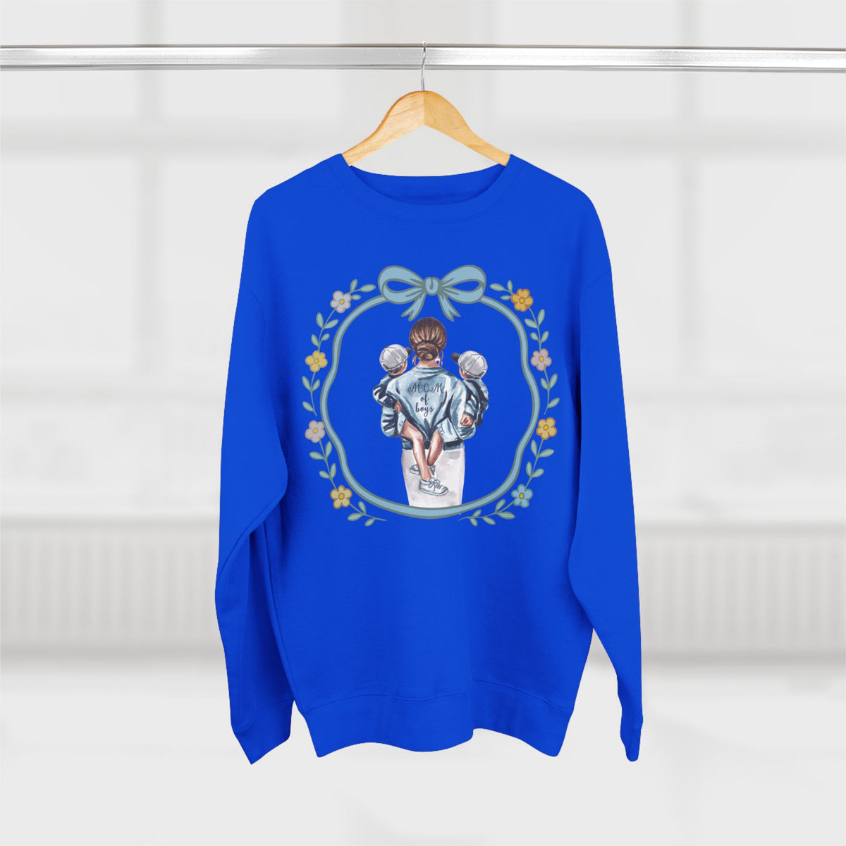Mom of Boys Unisex Crewneck Sweatshirt