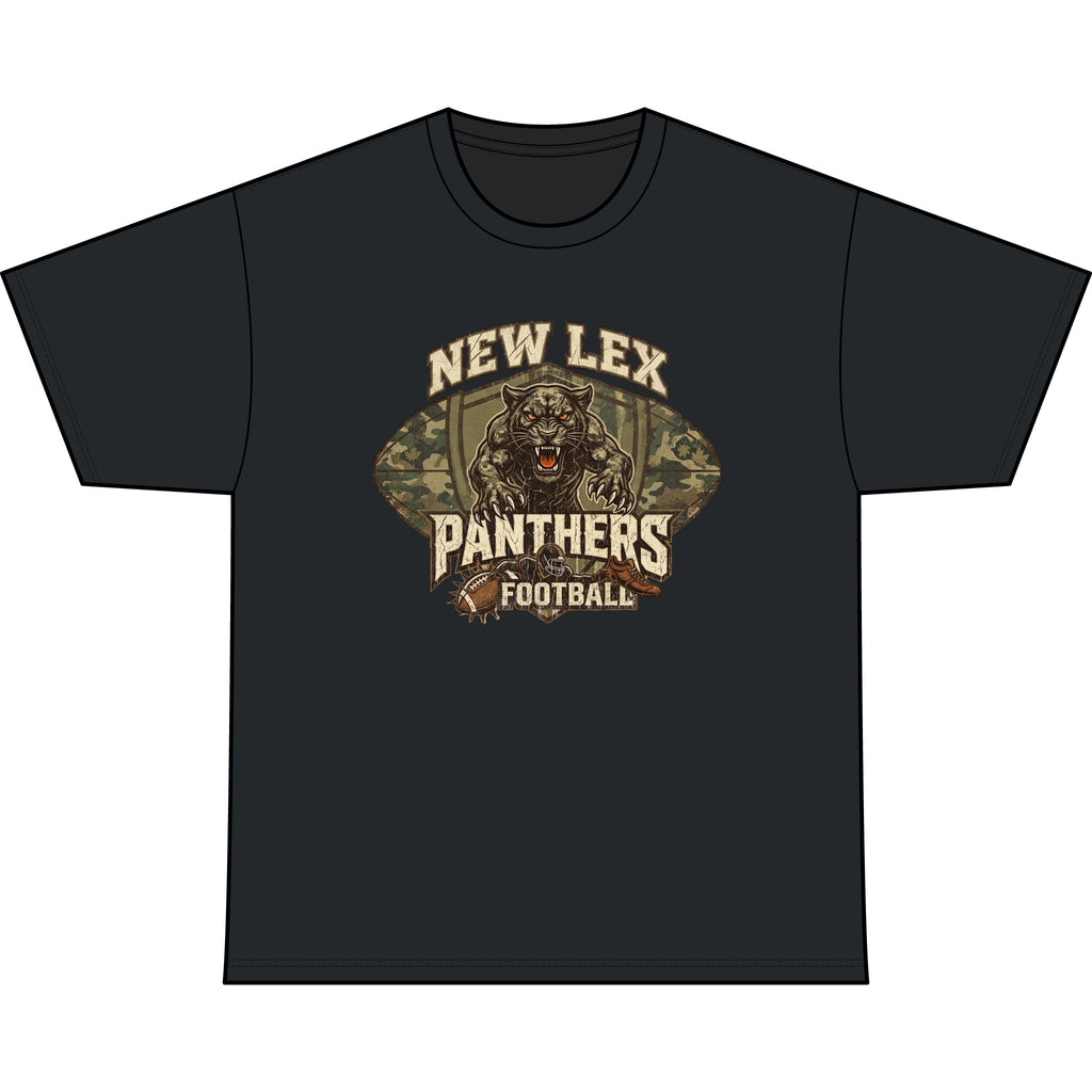 New Lex Camo Acid Wash Burnout T-Shirt