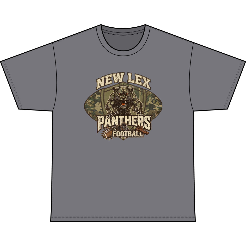New Lex Camo Acid Wash Burnout T-Shirt