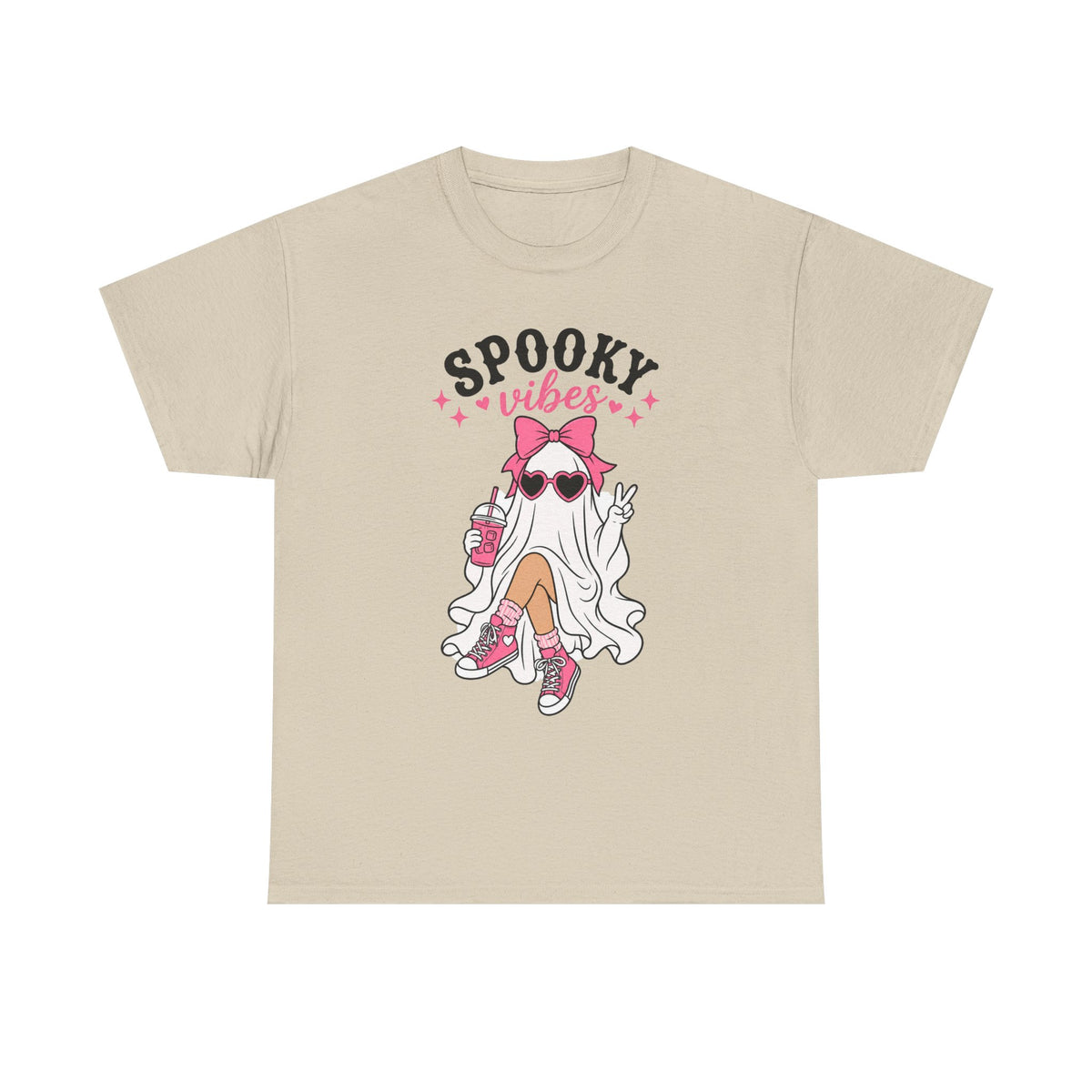 Spooky Vibes Unisex Heavy Cotton Tee