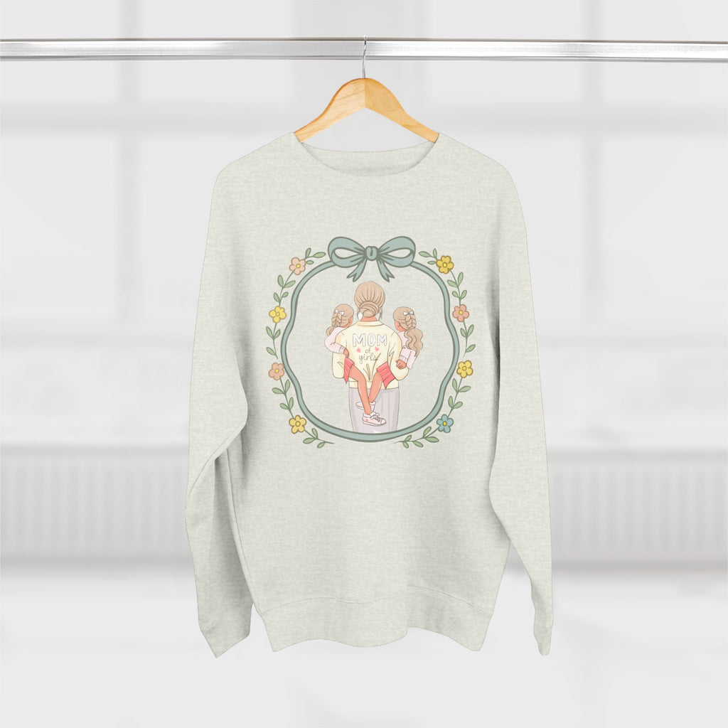 Unisex Girl Mom Crewneck Sweatshirt
