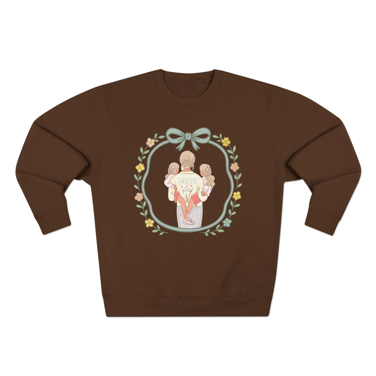 Unisex Girl Mom Crewneck Sweatshirt