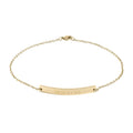One Day Curved Bar Bracelet (Engraving)