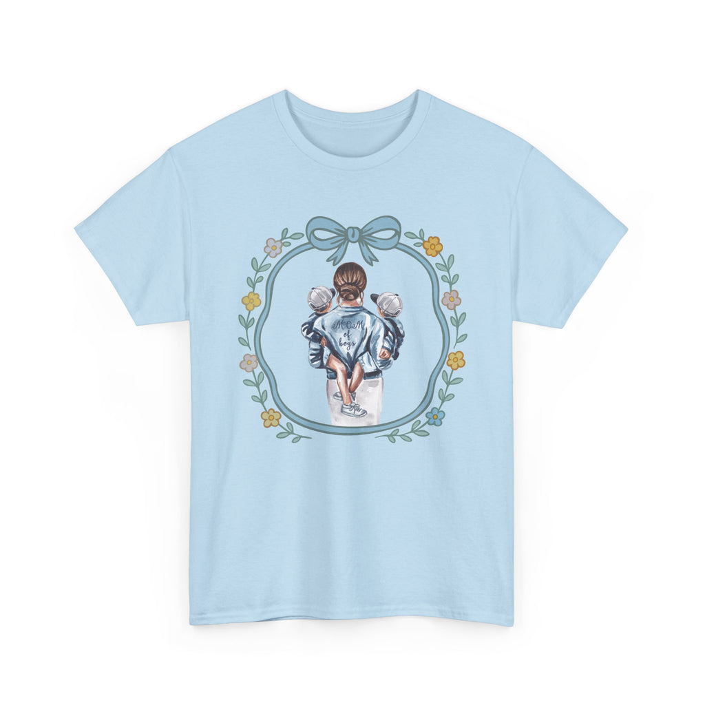 Mom of Boys Unisex Heavy Cotton Tee