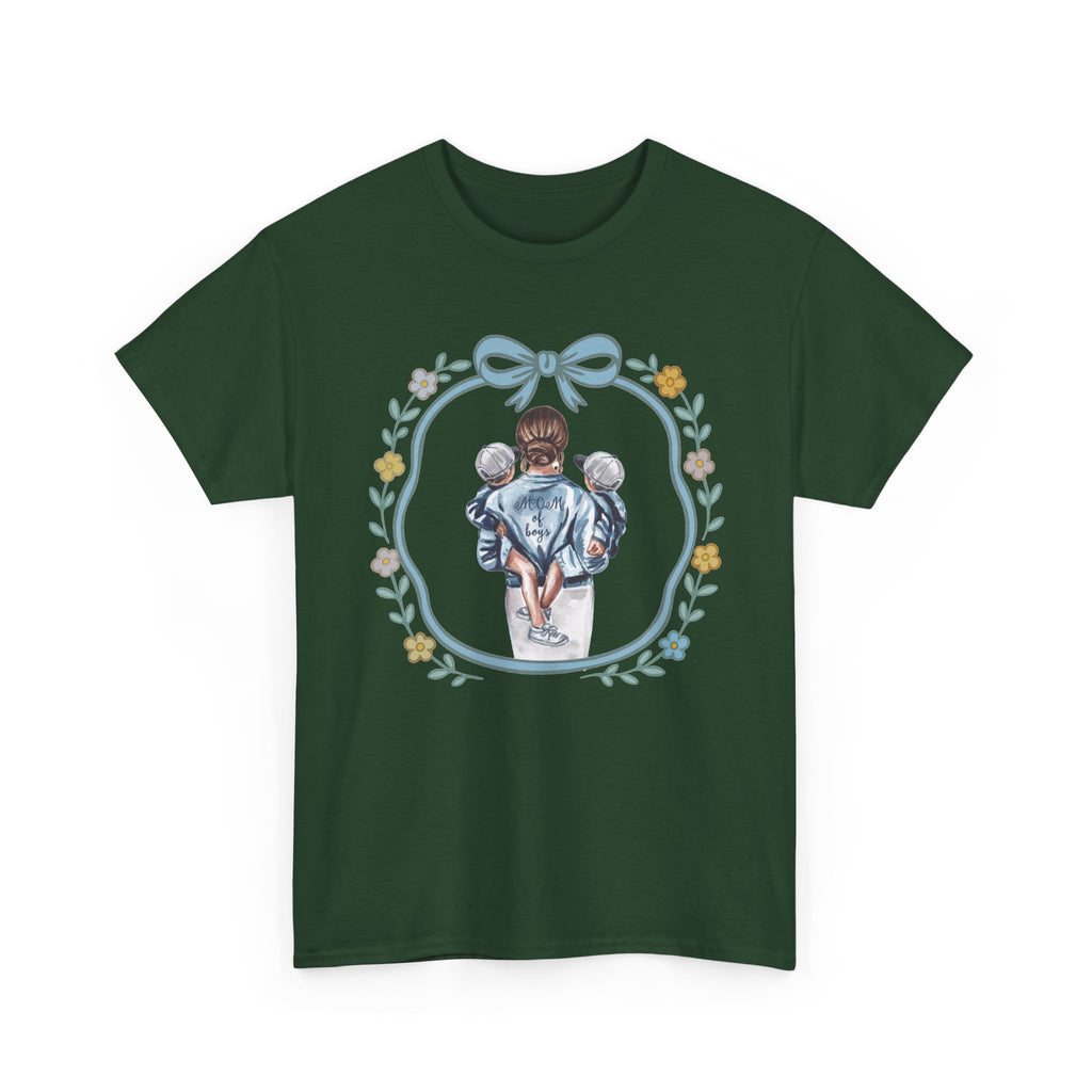 Mom of Boys Unisex Heavy Cotton Tee