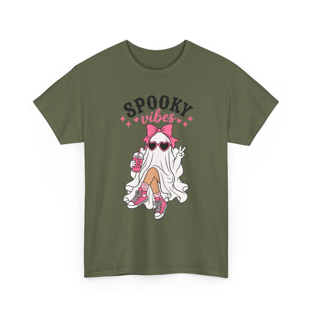 Spooky Vibes Unisex Heavy Cotton Tee