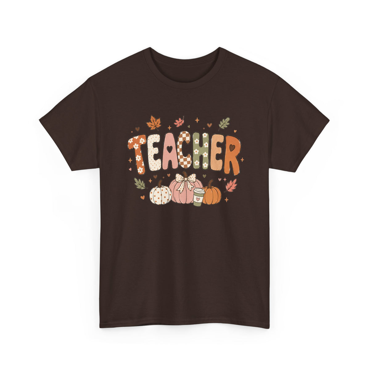 Teacher Fall Unisex Heavy Cotton Tee