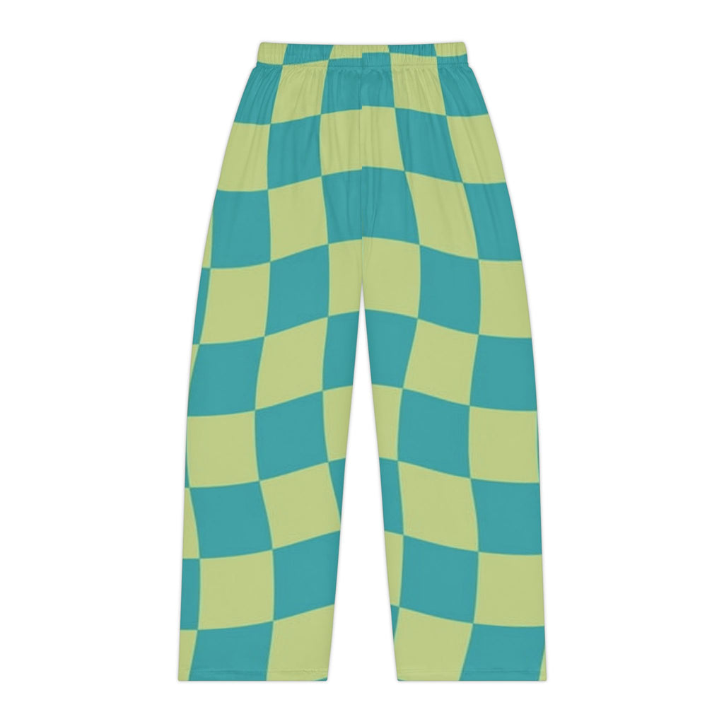 Women's Checkered Blue/Green Lounge Pants