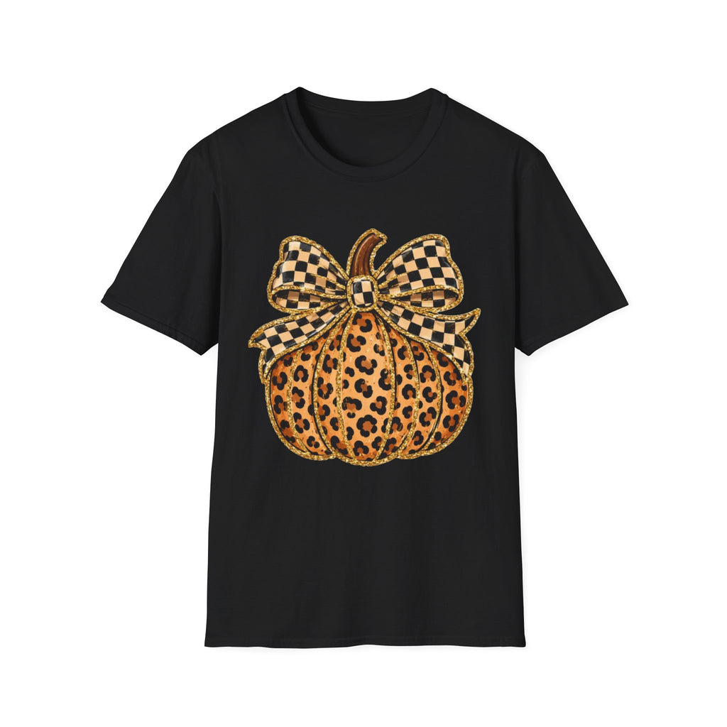 Checkered Style Pumpkin T-Shirt
