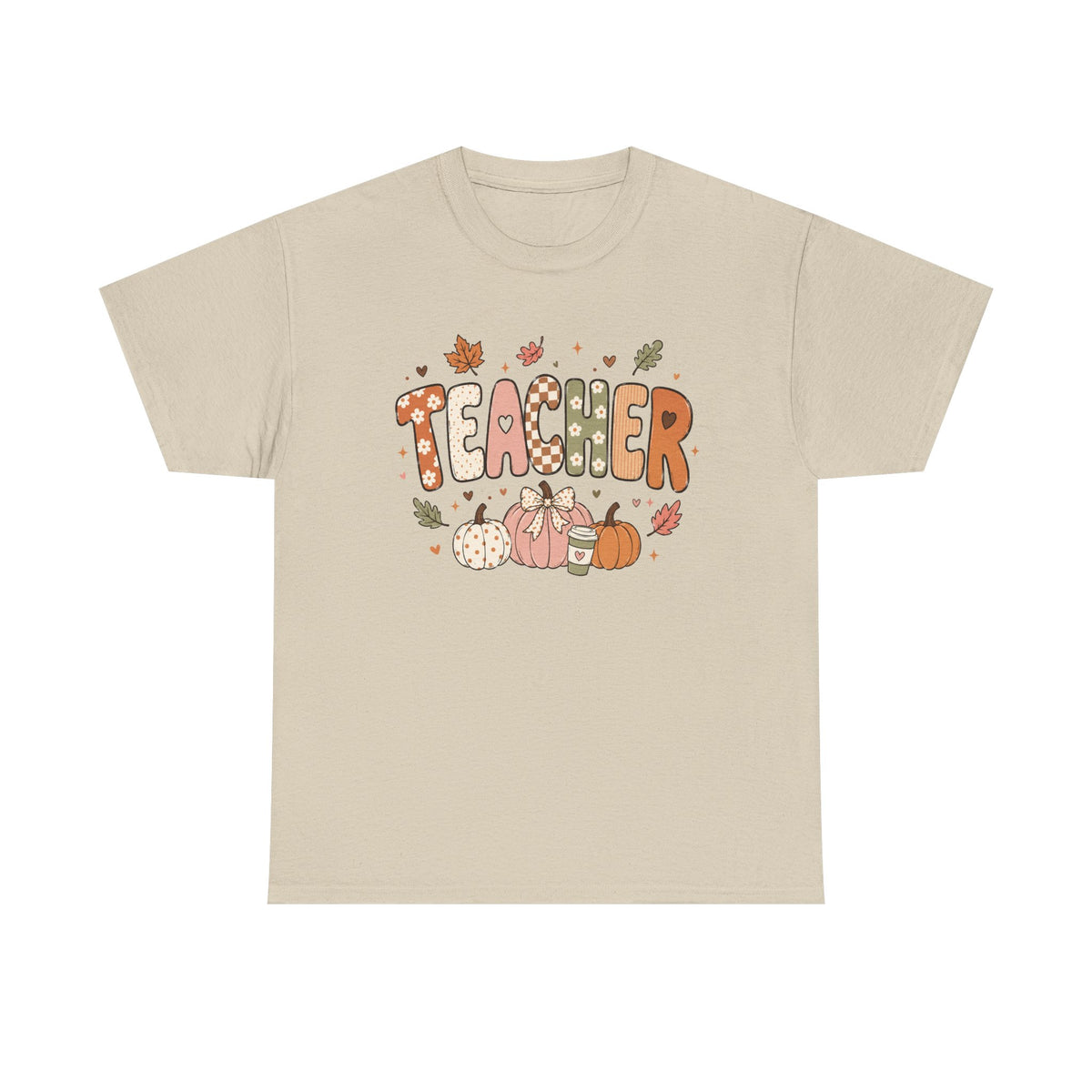 Teacher Fall Unisex Heavy Cotton Tee