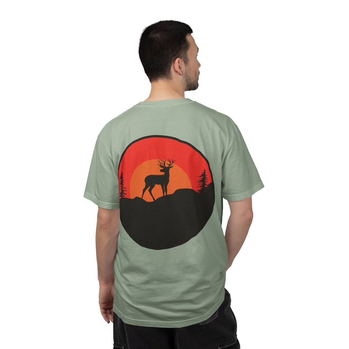 Wild Worn Free Sunset Buck T-shirt