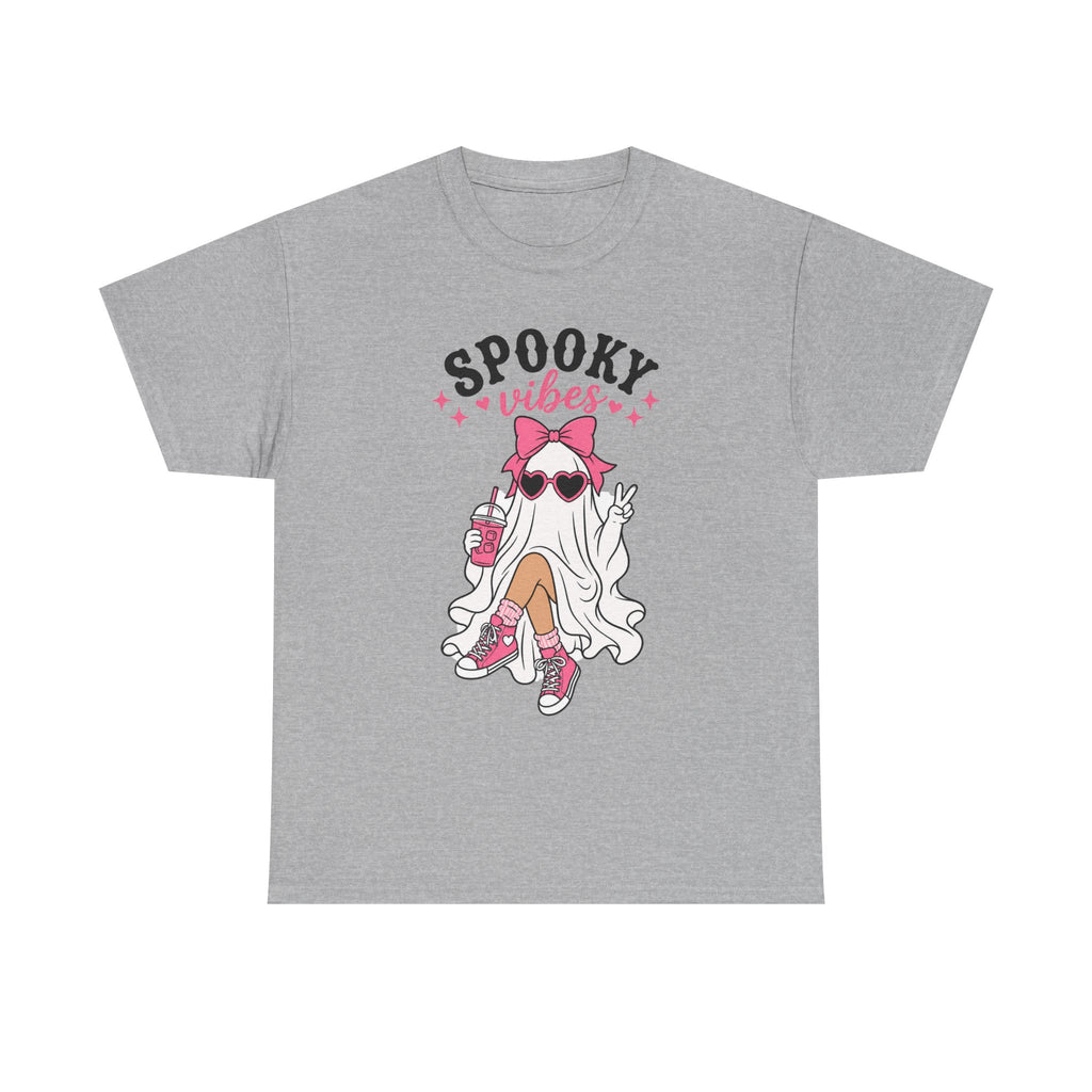 Spooky Vibes Unisex Heavy Cotton Tee