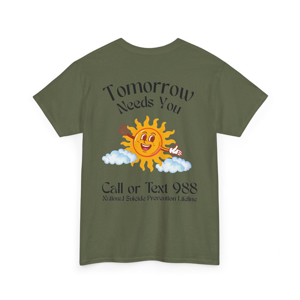 Tomorrow Needs You Unisex Heavy Cotton Tee