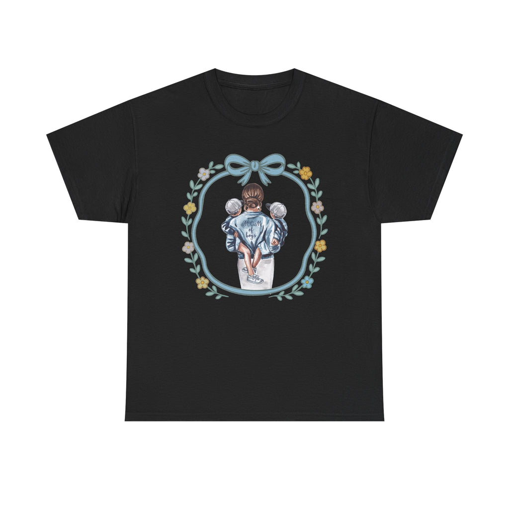 Mom of Boys Unisex Heavy Cotton Tee