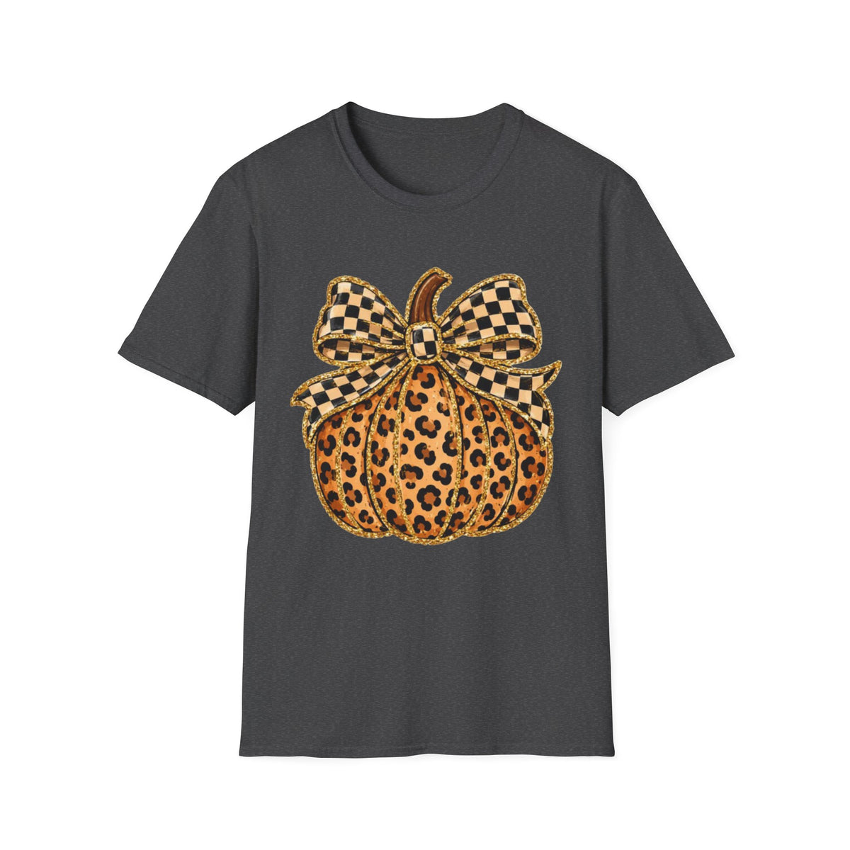 Checkered Style Pumpkin T-Shirt