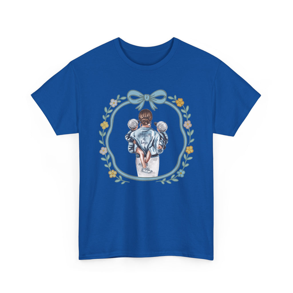 Mom of Boys Unisex Heavy Cotton Tee