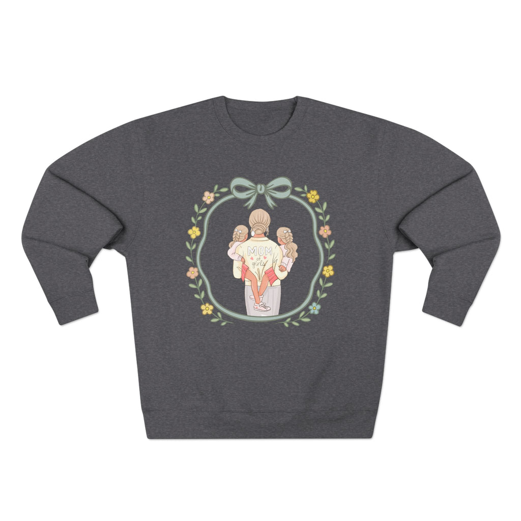 Unisex Girl Mom Crewneck Sweatshirt