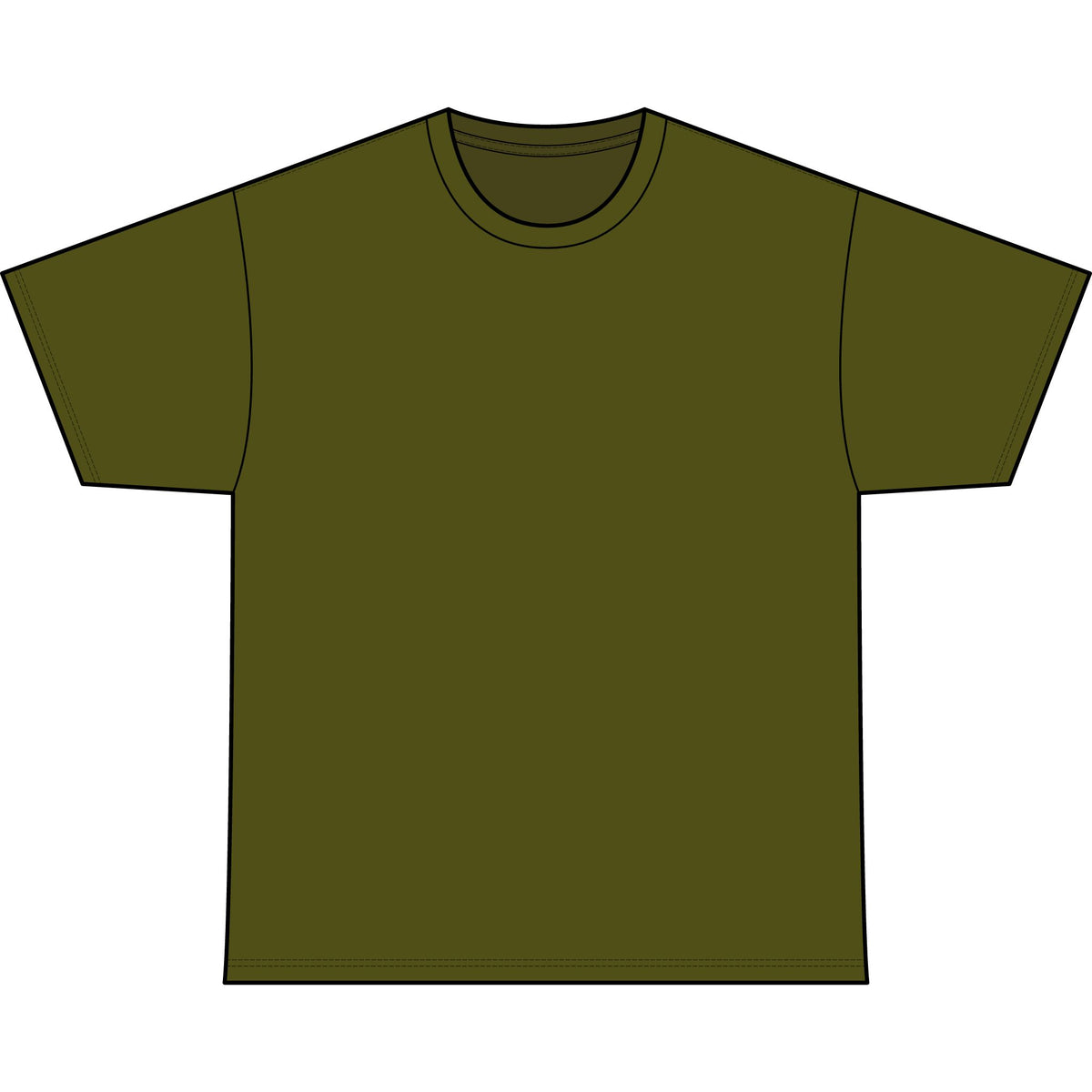 New Lex Camo Acid Wash Burnout T-Shirt