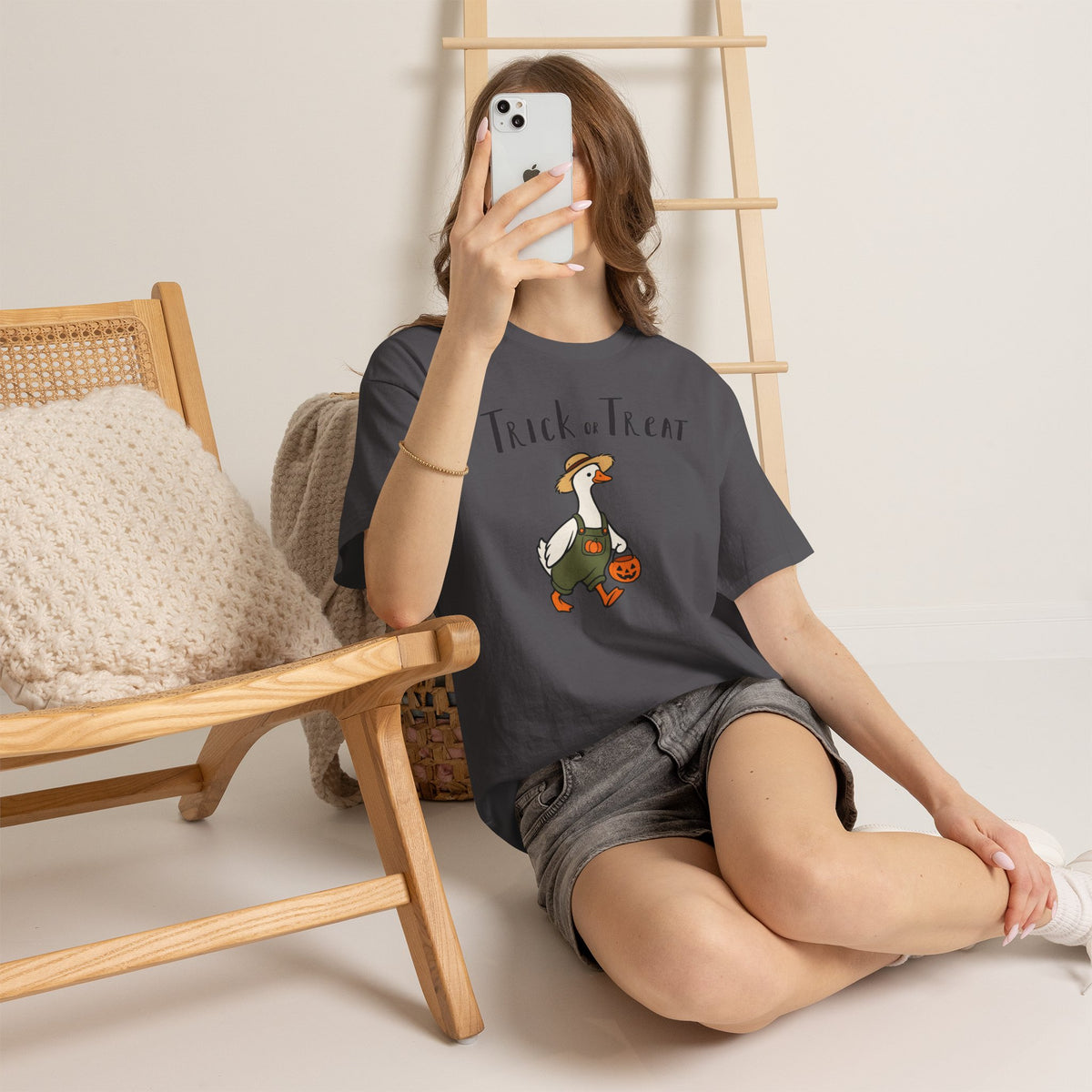 Silly Goose Trick or Treat Tee