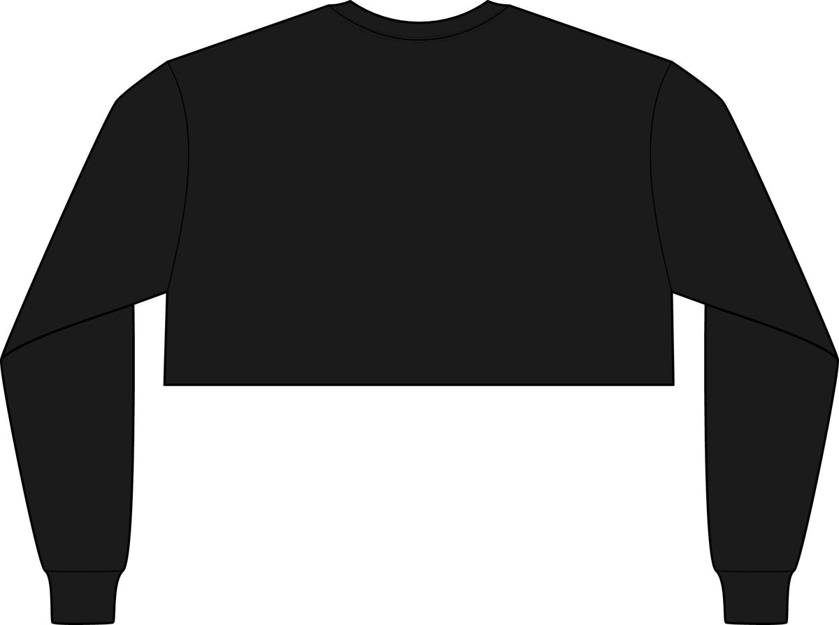 CROPPED New Lex One Women's FWD Fashion Crop Long Sleeve Tee