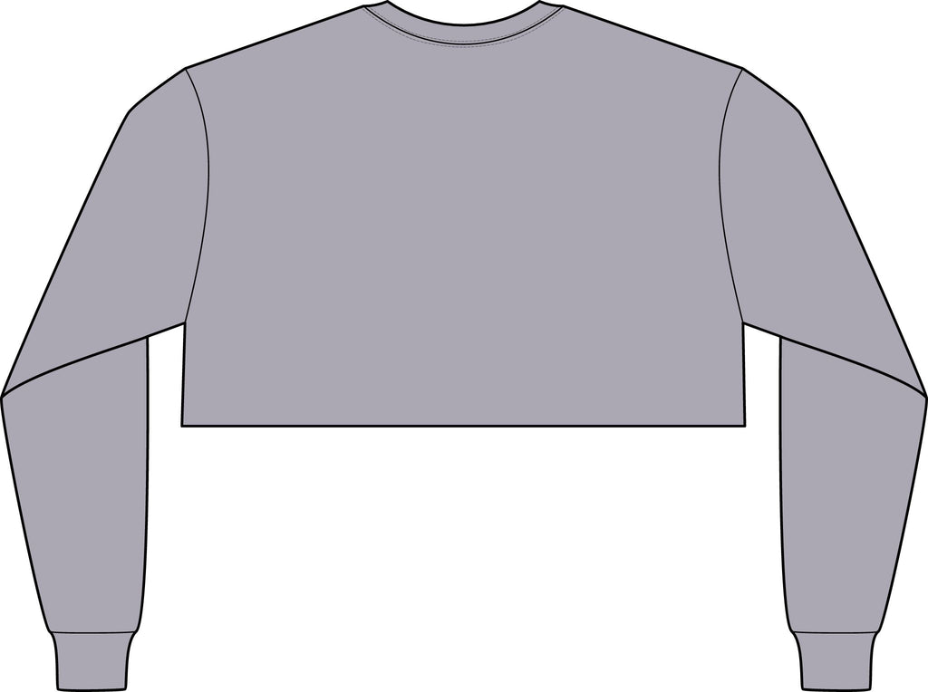 CROPPED New Lex One Women's FWD Fashion Crop Long Sleeve Tee