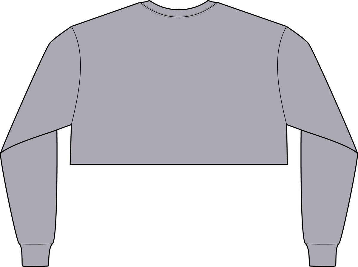 CROPPED New Lex One Women's FWD Fashion Crop Long Sleeve Tee