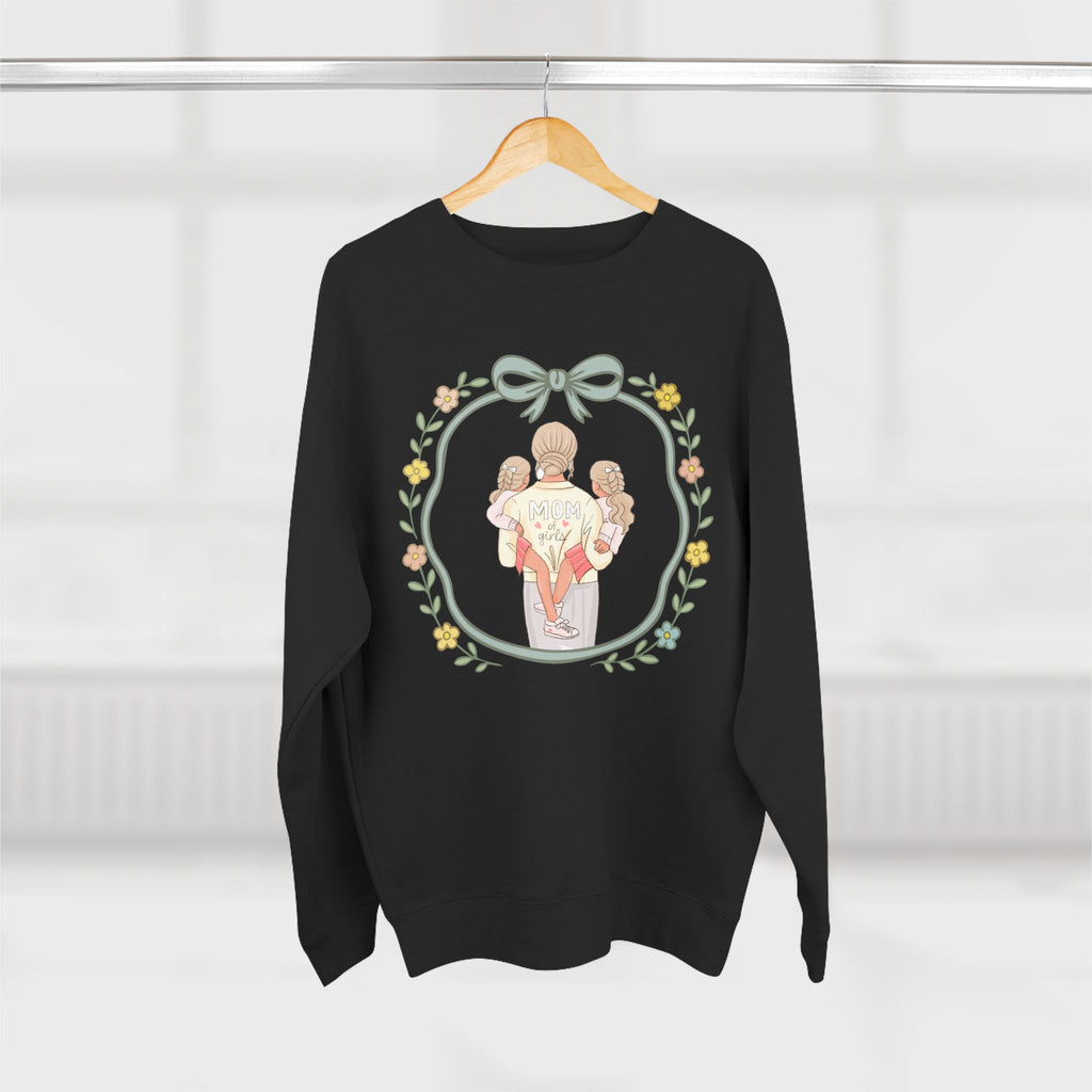 Unisex Girl Mom Crewneck Sweatshirt