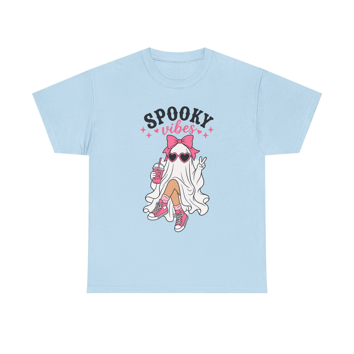 Spooky Vibes Unisex Heavy Cotton Tee