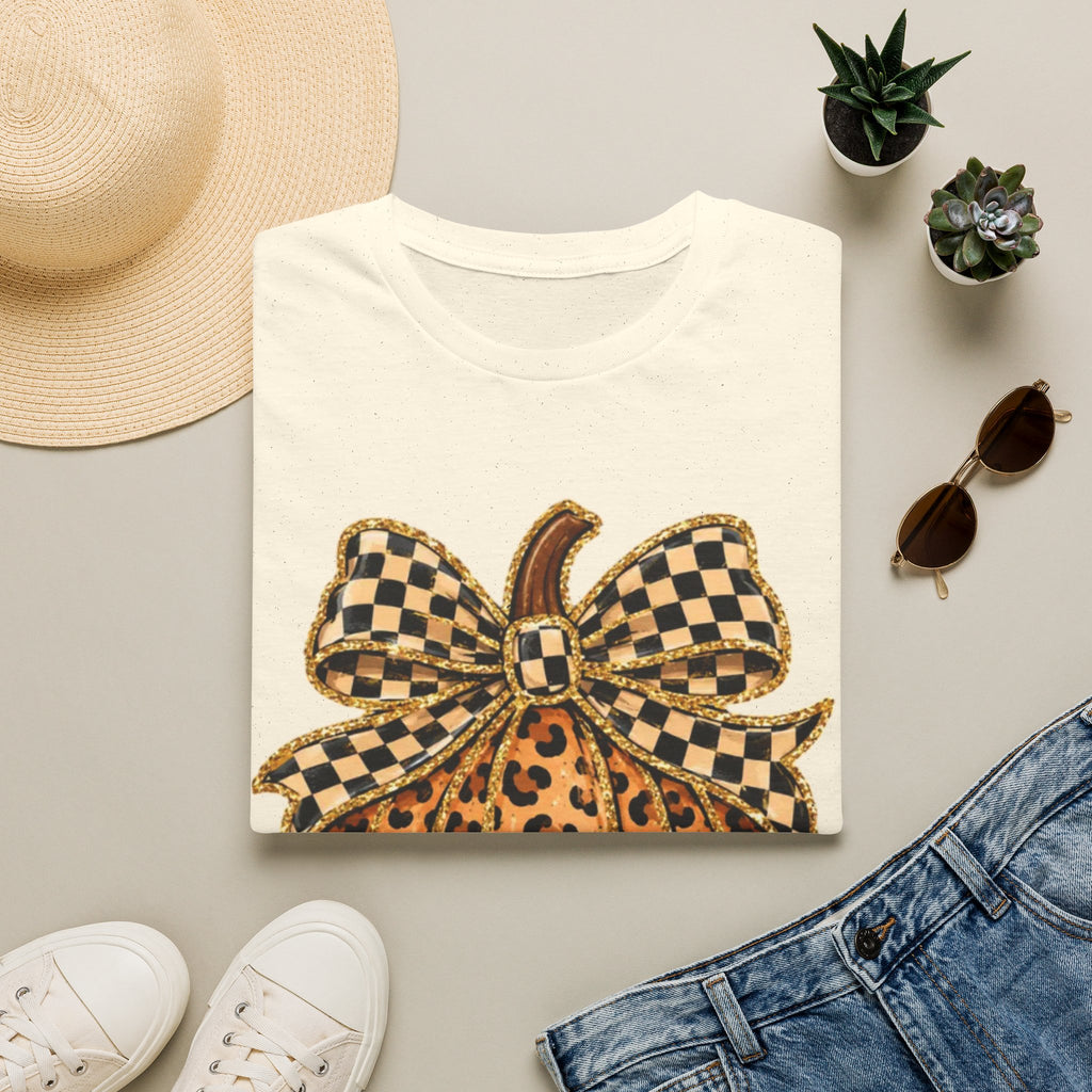Checkered Style Pumpkin T-Shirt