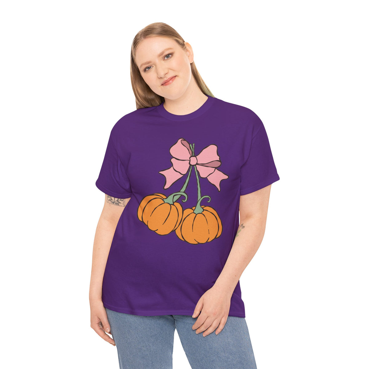 Pumpkin Girly Tee