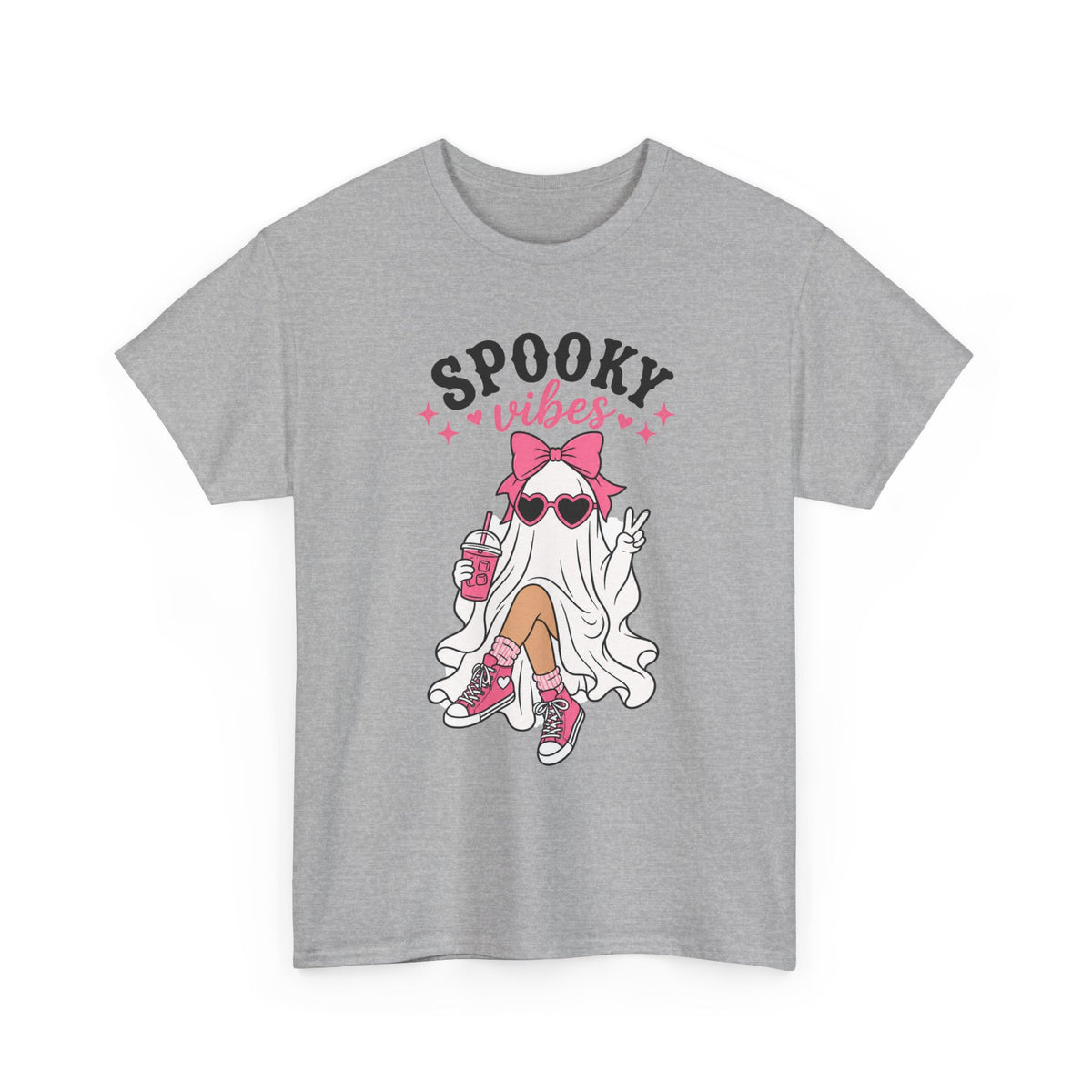 Spooky Vibes Unisex Heavy Cotton Tee
