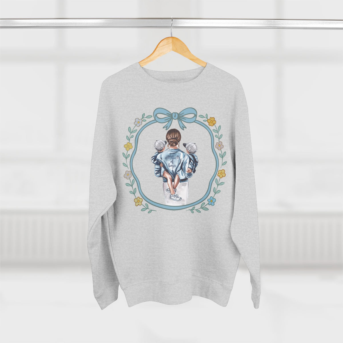 Mom of Boys Unisex Crewneck Sweatshirt