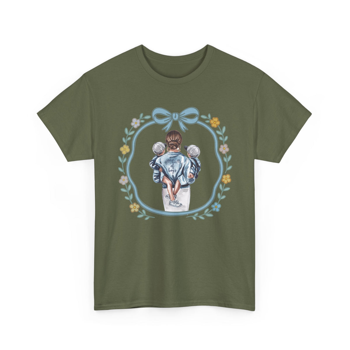 Mom of Boys Unisex Heavy Cotton Tee