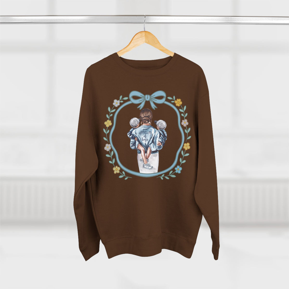 Mom of Boys Unisex Crewneck Sweatshirt