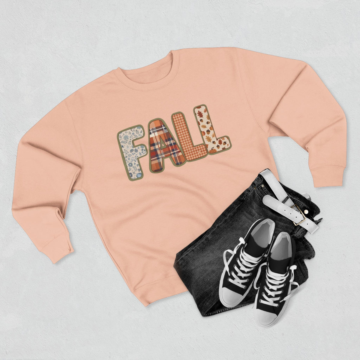 Stitched Look FALL Unisex Crewneck Sweatshirt