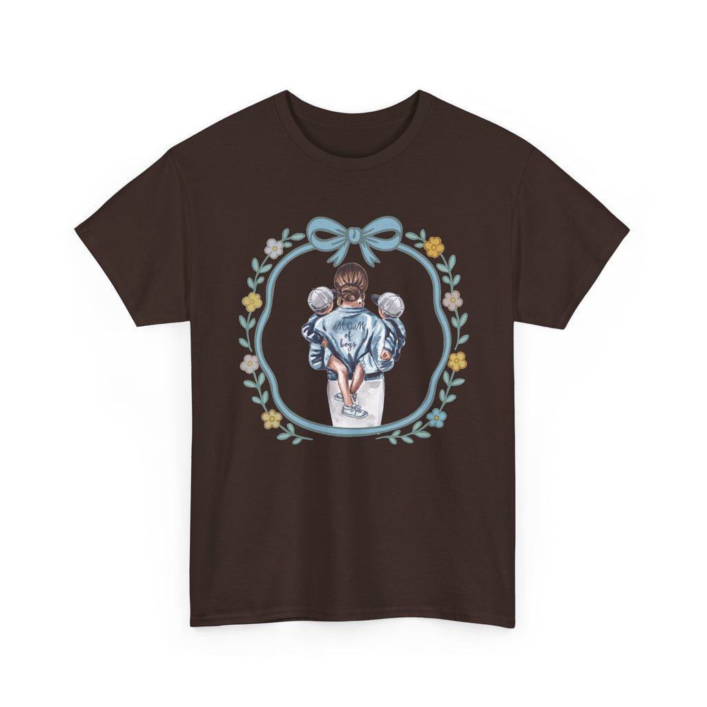 Mom of Boys Unisex Heavy Cotton Tee