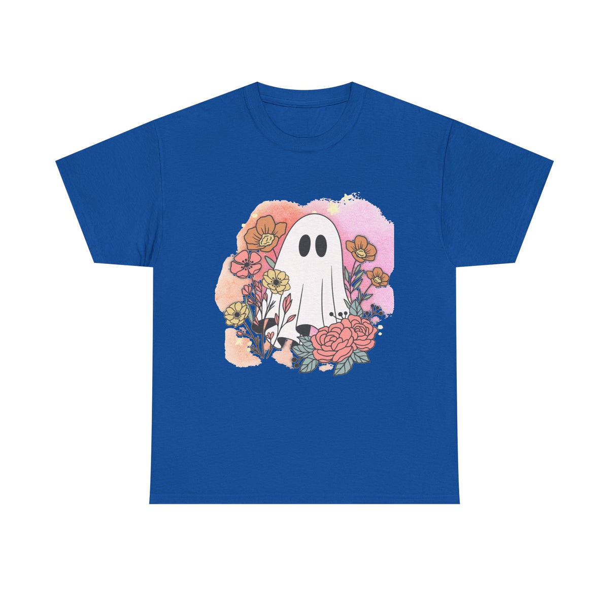 Boo Floral Unisex Heavy Cotton Tee