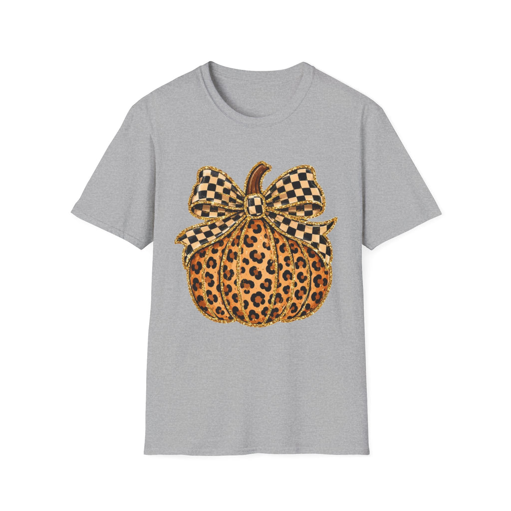 Checkered Style Pumpkin T-Shirt