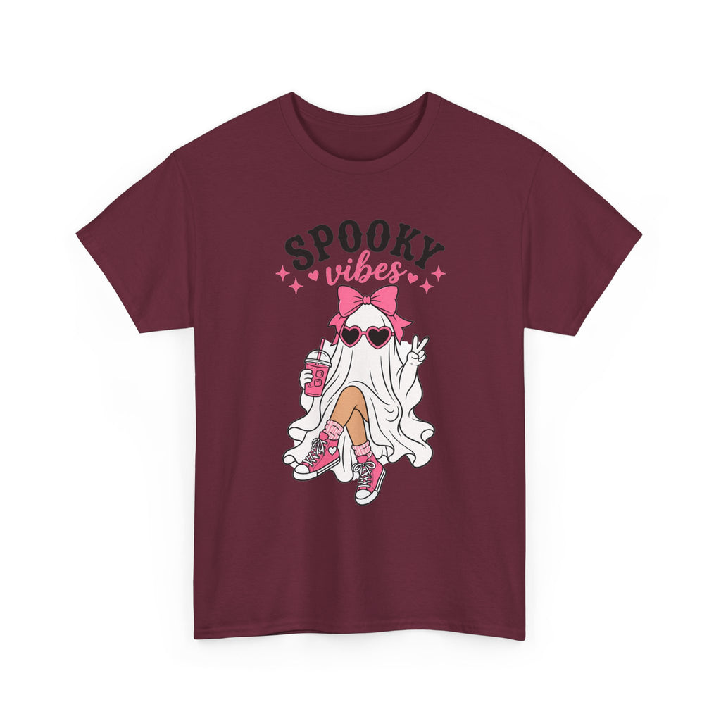 Spooky Vibes Unisex Heavy Cotton Tee