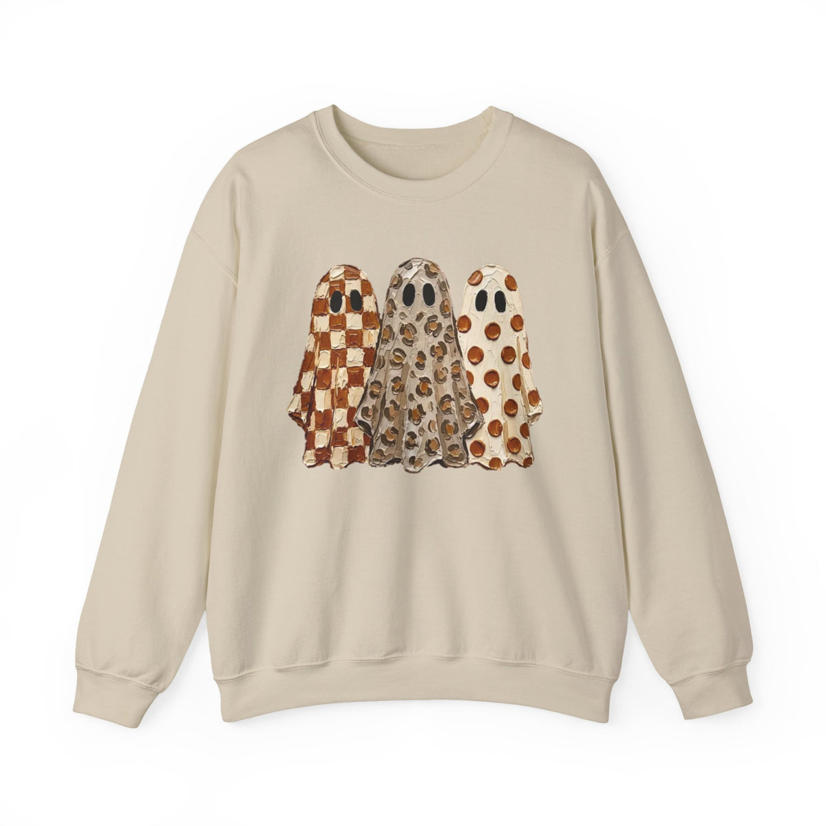 Printed Ghosts Crewneck Sweatshirt