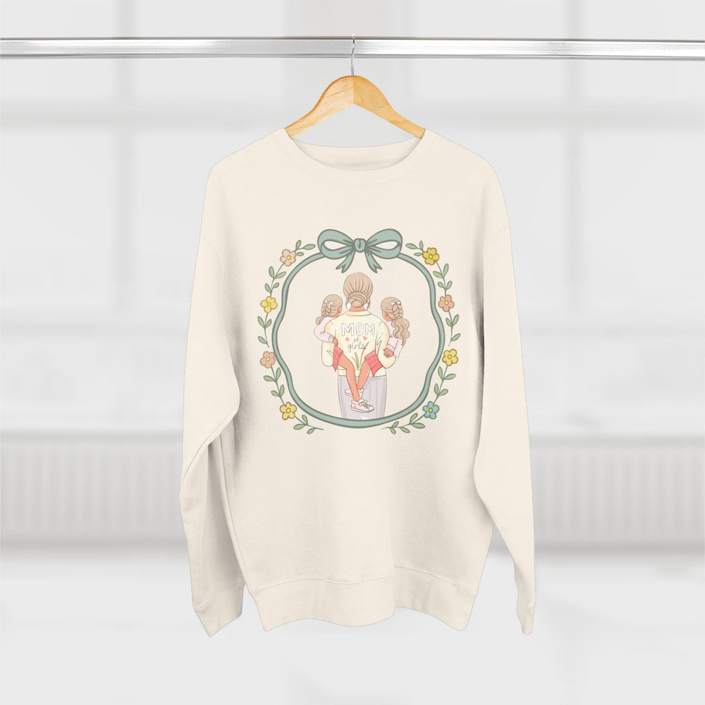 Unisex Girl Mom Crewneck Sweatshirt