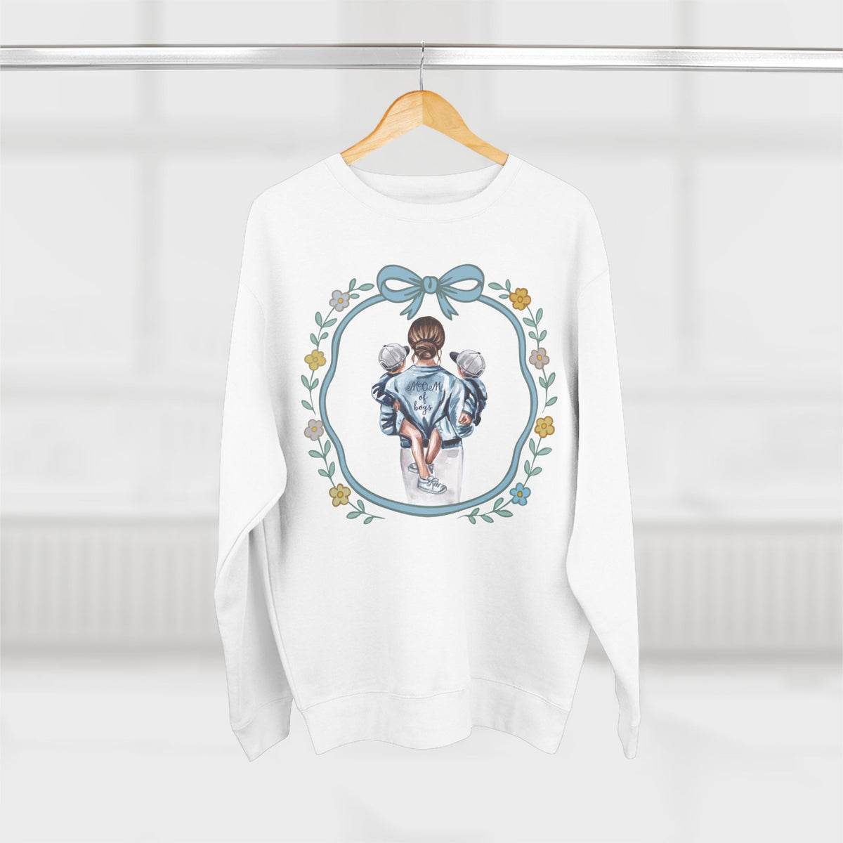 Mom of Boys Unisex Crewneck Sweatshirt