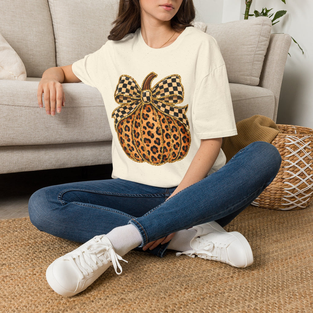 Checkered Style Pumpkin T-Shirt