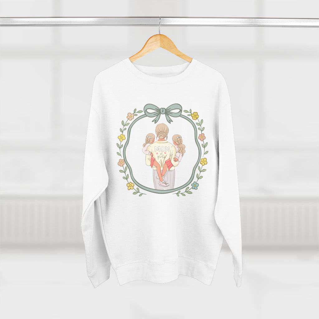 Unisex Girl Mom Crewneck Sweatshirt