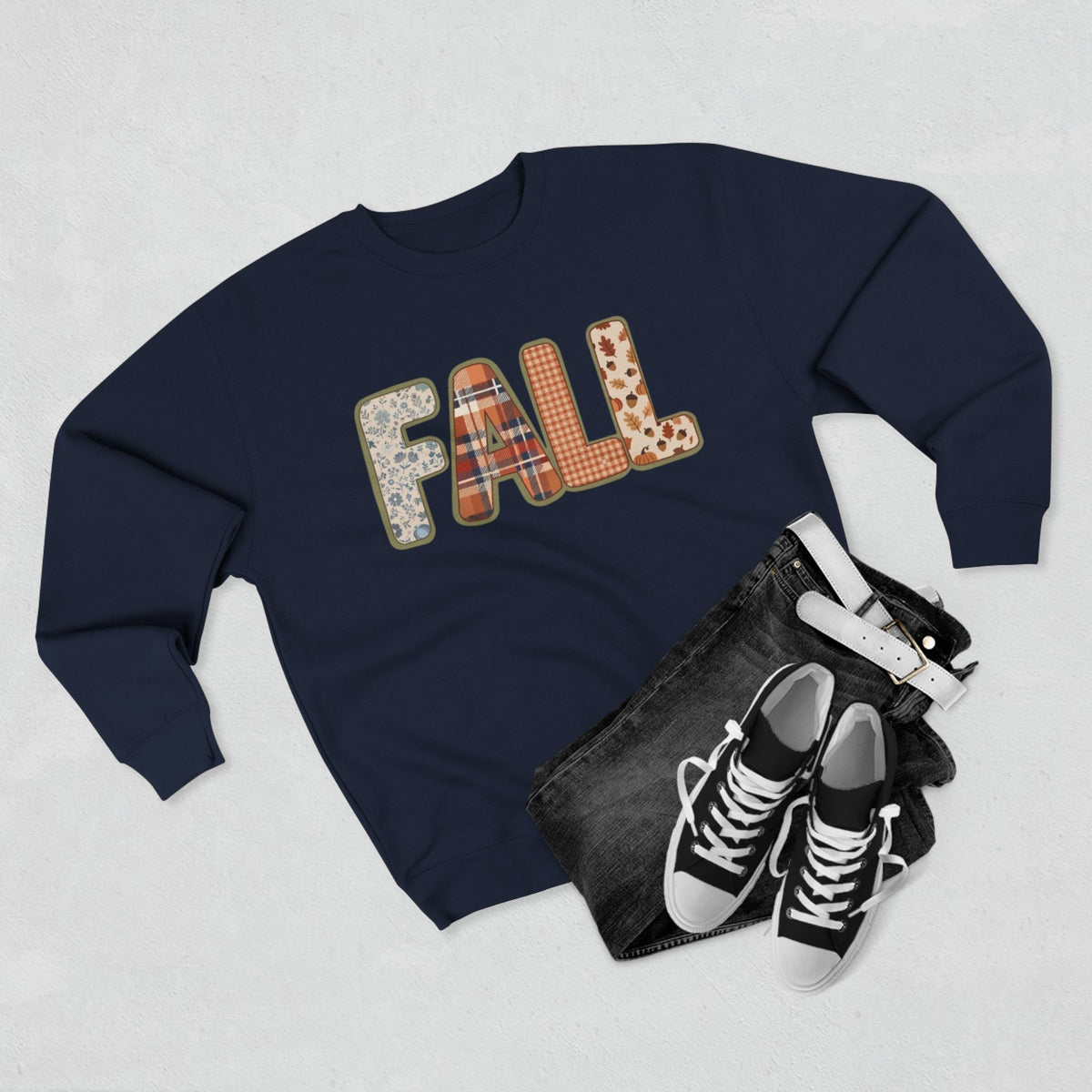 Stitched Look FALL Unisex Crewneck Sweatshirt